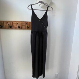 Dex Black Wide Leg Jumpsuit